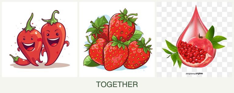 Can you plant peppers, strawberries and pomegranates together?