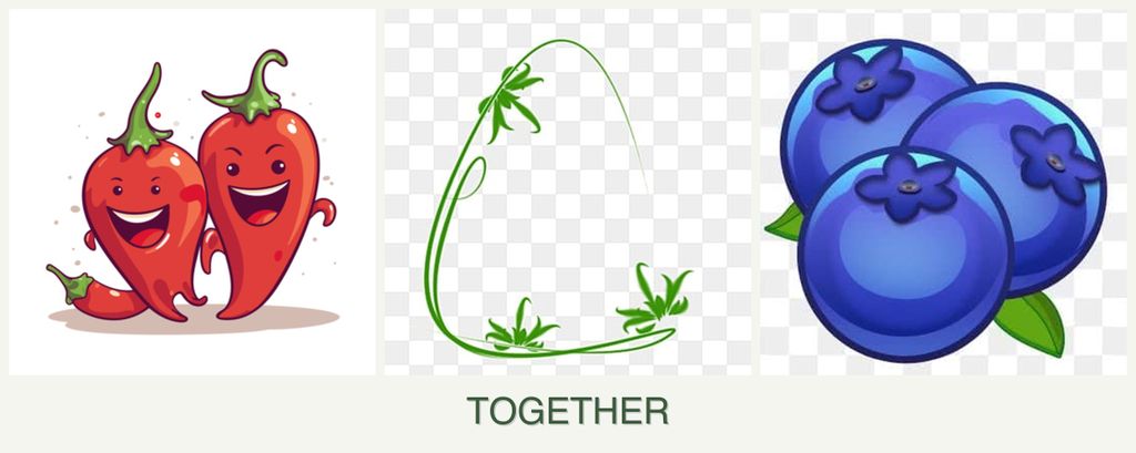 Can you plant peppers, tarragon and blueberries together?