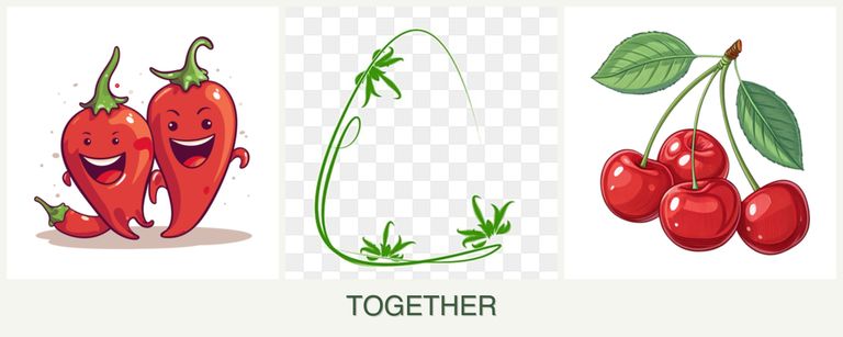 Can you plant peppers, tarragon and cherries together?