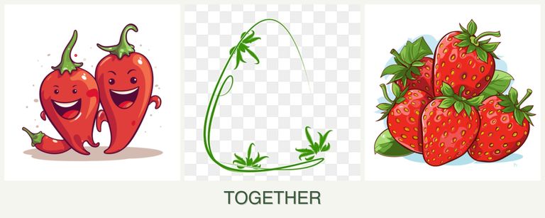 Can you plant peppers, tarragon and strawberries together?