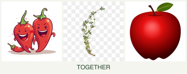 Can you plant peppers, thyme and apples together?