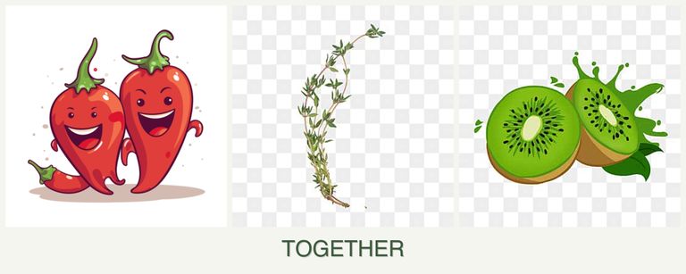 Can you plant peppers, thyme and kiwi together?
