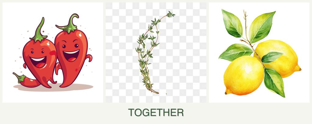 Can you plant peppers, thyme and lemons together?
