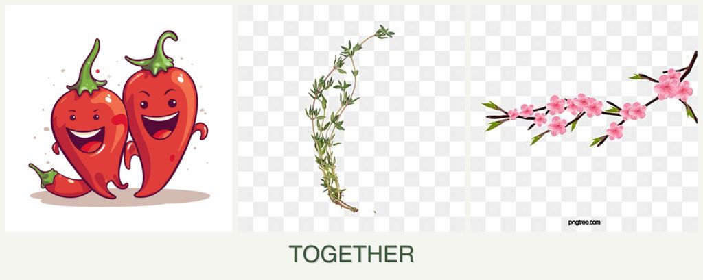 Can you plant peppers, thyme and peaches together?