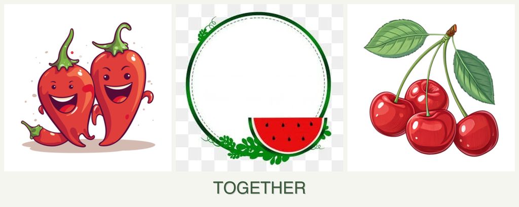 Can you plant peppers, watermelons and cherries together?