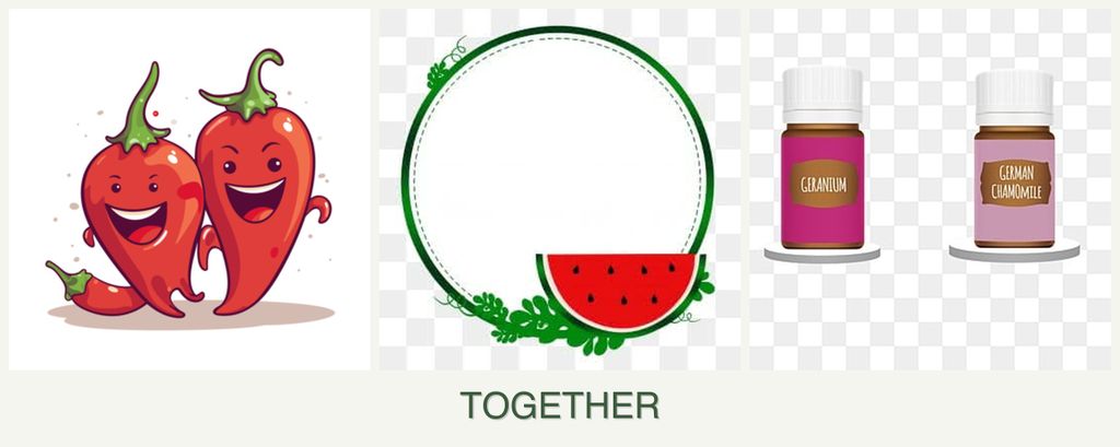 Can you plant peppers, watermelons and geraniums together?