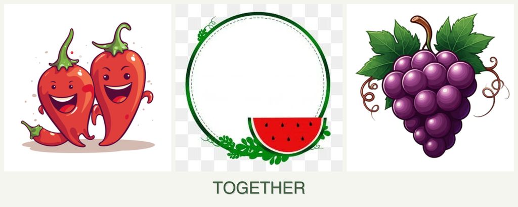 Can you plant peppers, watermelons and grapes together?