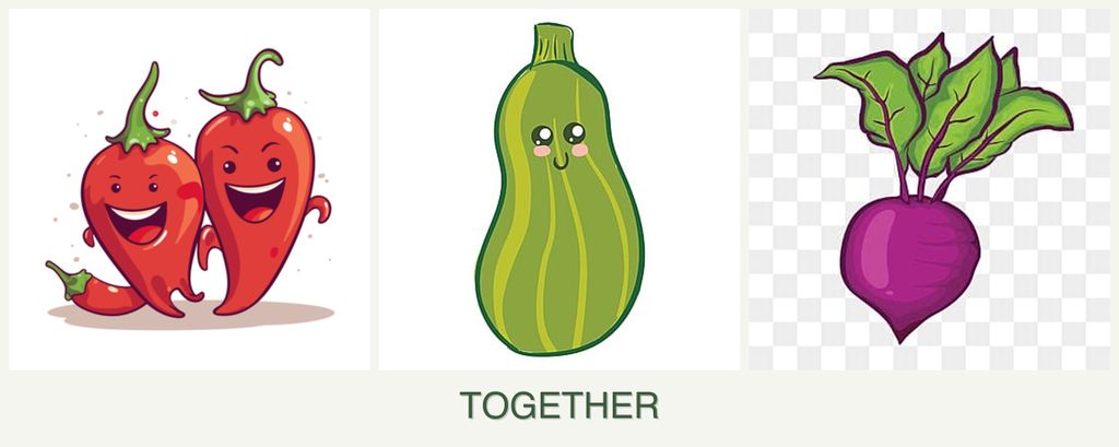 Can you plant peppers, zucchini and beets together?