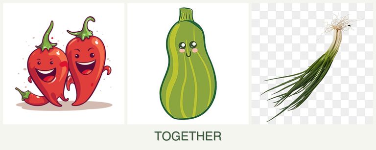 Can you plant peppers, zucchini and chives together?