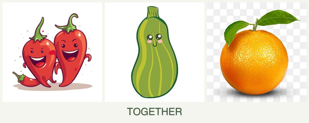 Can you plant peppers, zucchini and oranges together?