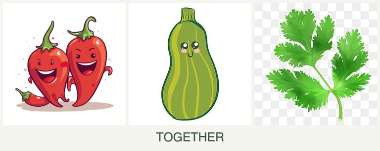 Can you plant peppers, zucchini and parsley together?