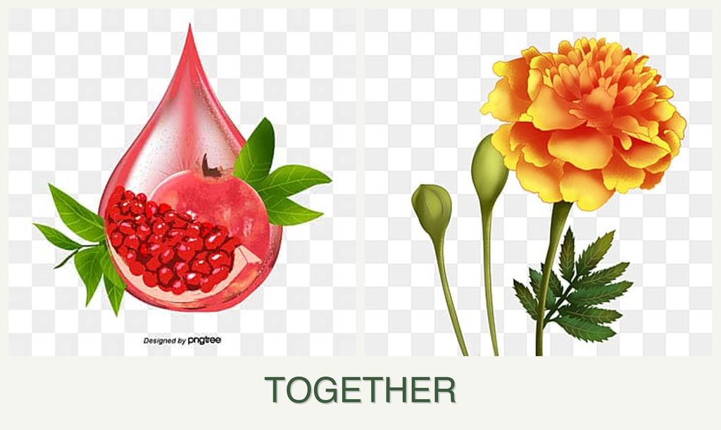 Can you plant pomegranates and marigolds together?