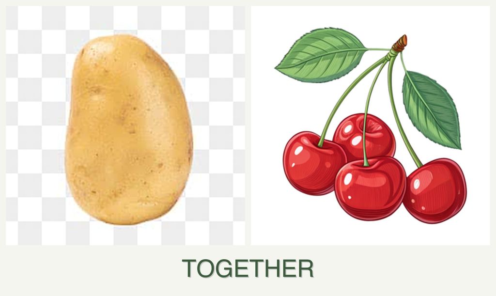Can you plant potatoes and cherries together?