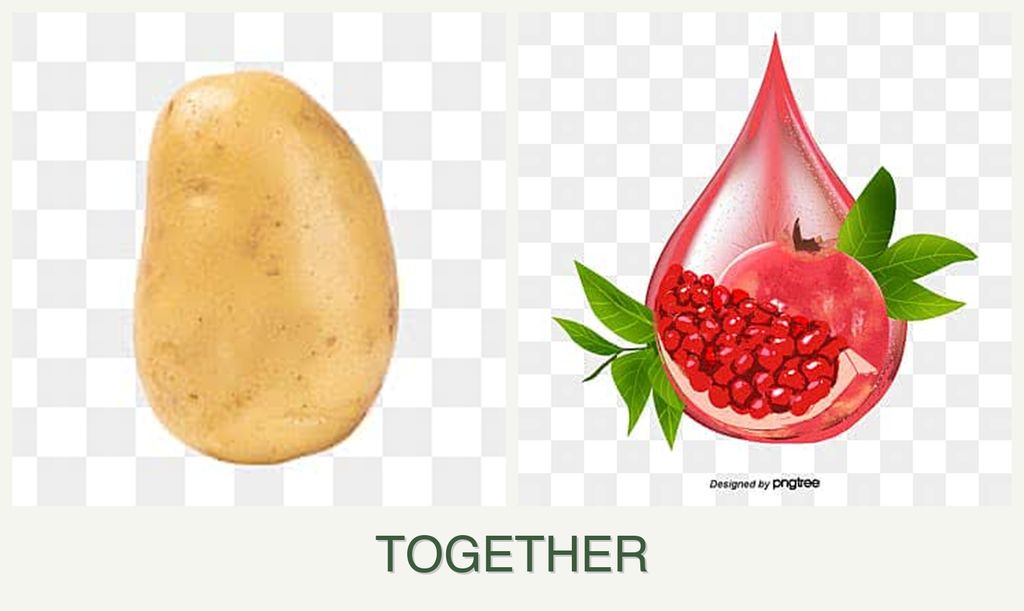 Can you plant potatoes and pomegranates together?