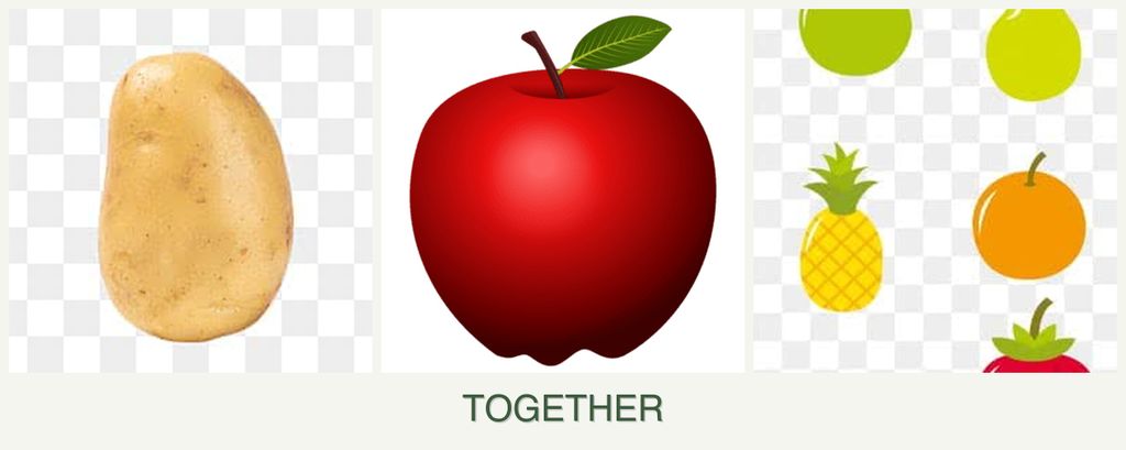 Can you plant potatoes, apples and pears together?