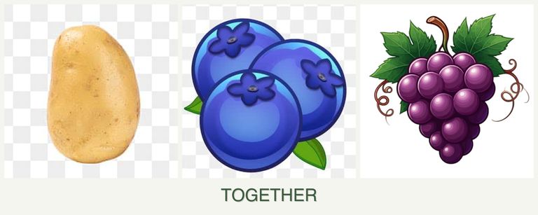 Can you plant potatoes, blueberries and grapes together?