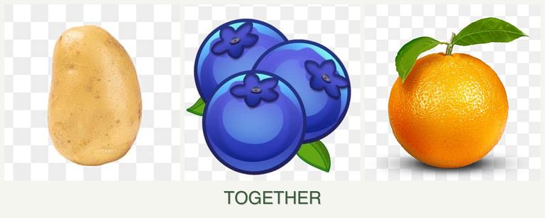 Can you plant potatoes, blueberries and oranges together?