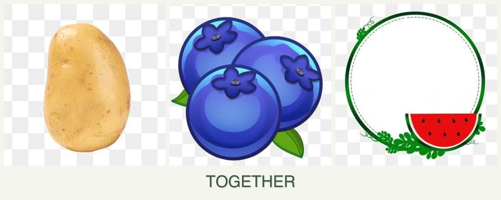 Can you plant potatoes, blueberries and watermelons together?