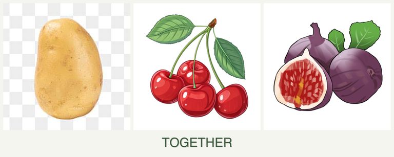 Can you plant potatoes, cherries and figs together?