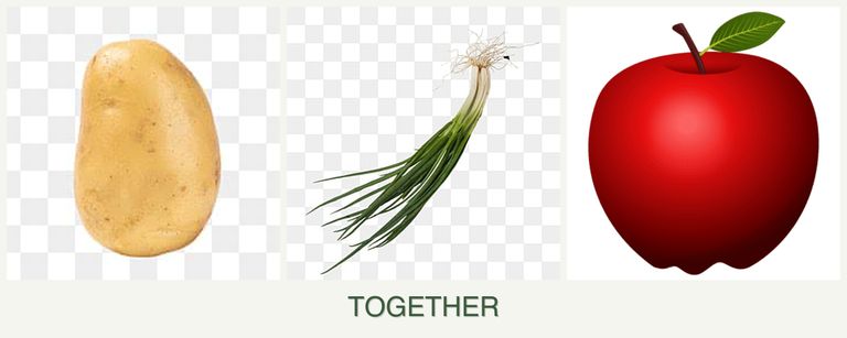 Can you plant potatoes, chives and apples together?