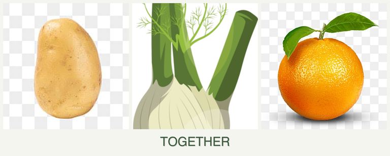 Can you plant potatoes, fennel and oranges together?