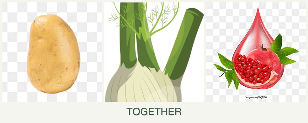 Can you plant potatoes, fennel and pomegranates together?