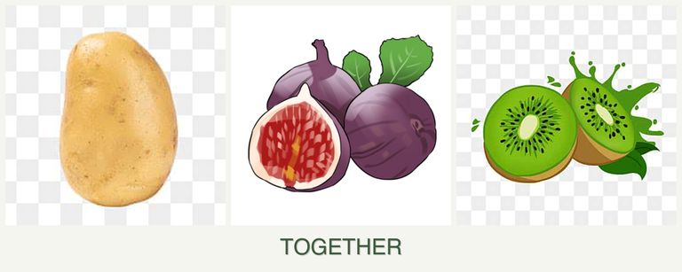 Can you plant potatoes, figs and kiwi together?