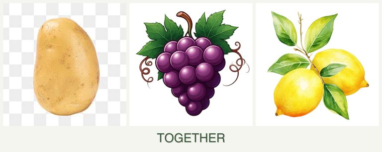 Can you plant potatoes, grapes and lemons together?