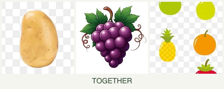 Can you plant potatoes, grapes and pears together?