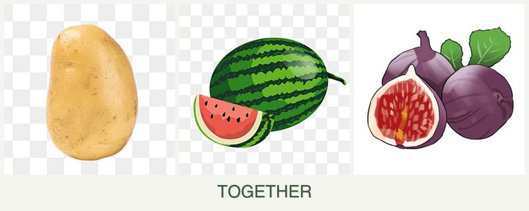 Can you plant potatoes, melons and figs together?