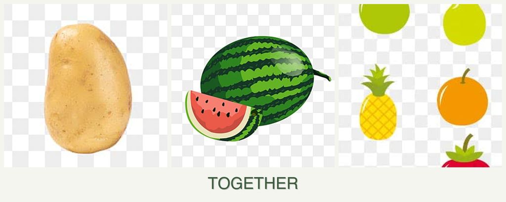 Can you plant potatoes, melons and pears together?