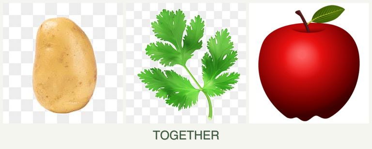 Can you plant potatoes, parsley and apples together?