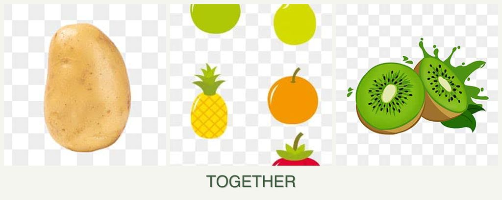 Can you plant potatoes, pears and kiwi together?