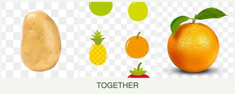 Can you plant potatoes, pears and oranges together?
