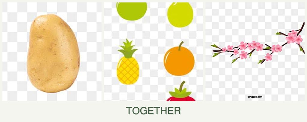 Can you plant potatoes, pears and peaches together?