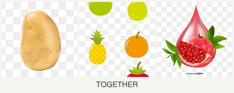 Can you plant potatoes, pears and pomegranates together?