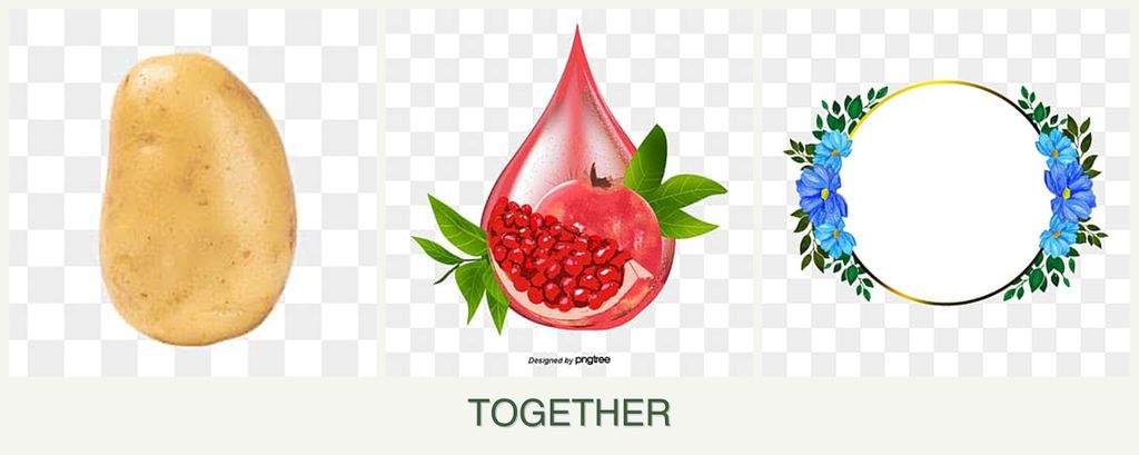 Can you plant potatoes, pomegranates and zinnias together?