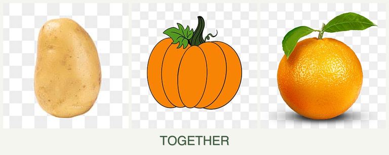 Can you plant potatoes, pumpkin and oranges together?