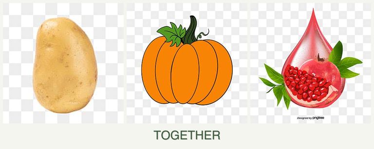 Can you plant potatoes, pumpkin and pomegranates together?