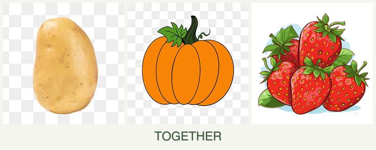 Can you plant potatoes, pumpkin and strawberries together?