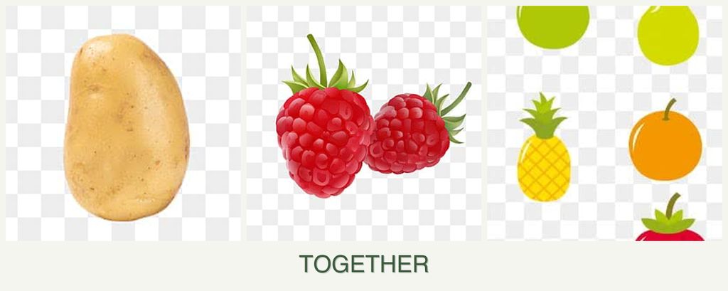 Can you plant potatoes, raspberries and pears together?