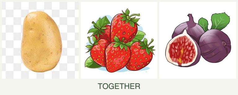 Can you plant potatoes, strawberries and figs together?
