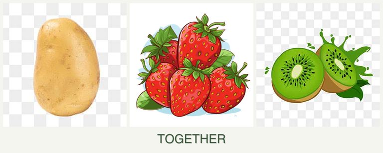 Can you plant potatoes, strawberries and kiwi together?