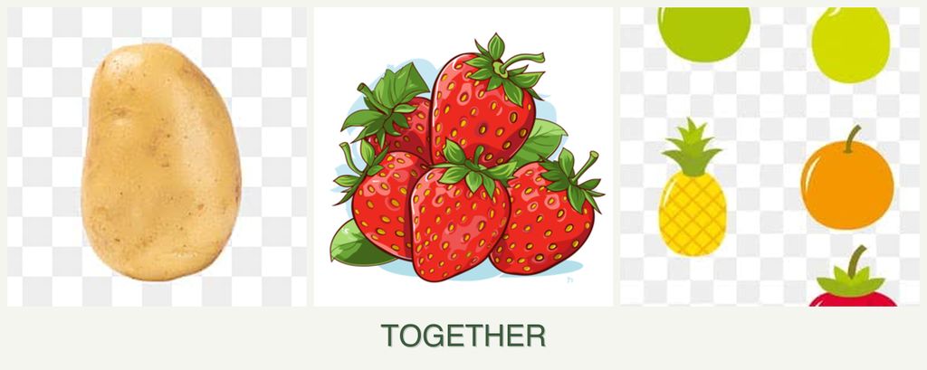 Can you plant potatoes, strawberries and pears together?