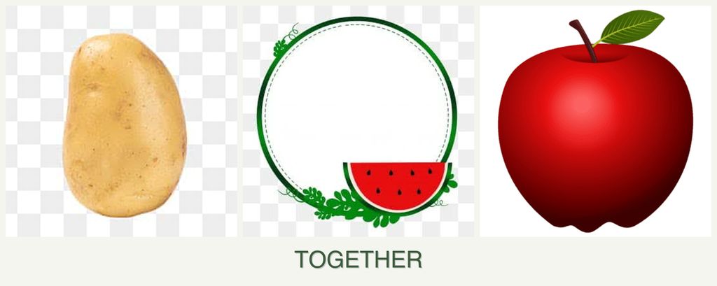 Can you plant potatoes, watermelons and apples together?