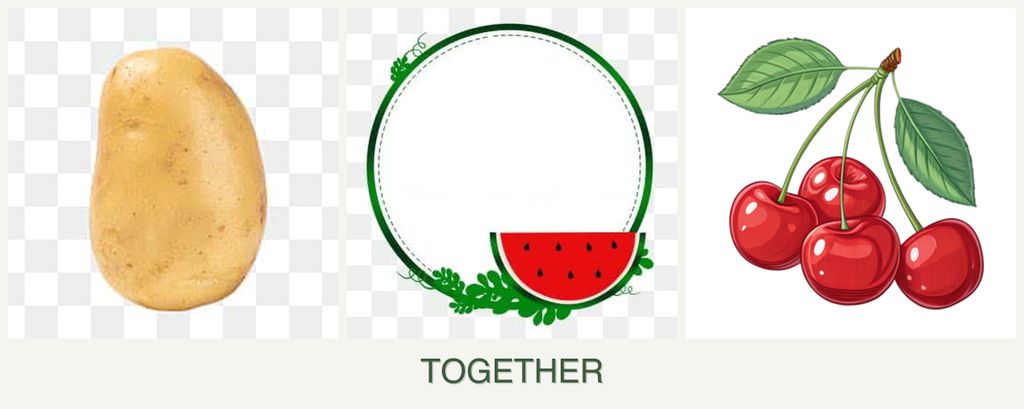 Can you plant potatoes, watermelons and cherries together?
