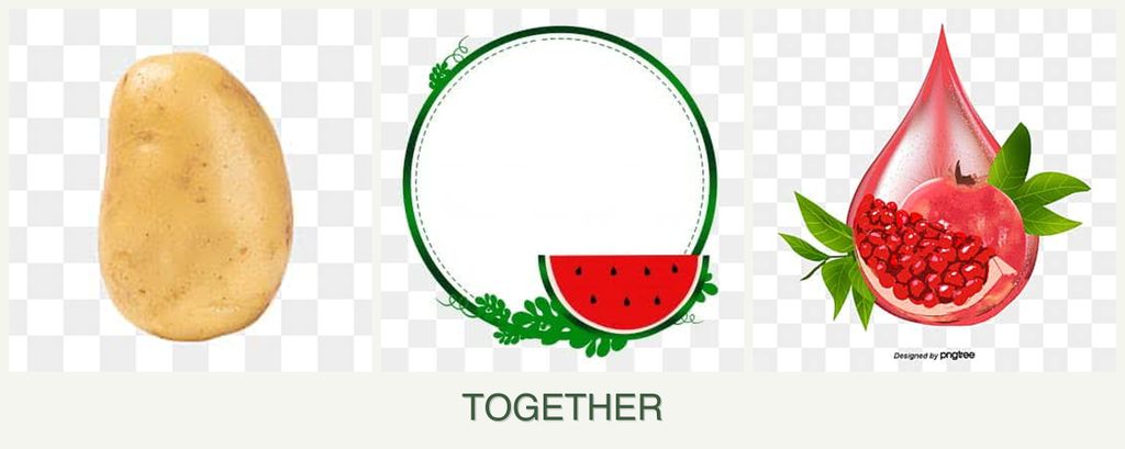 Can you plant potatoes, watermelons and pomegranates together?
