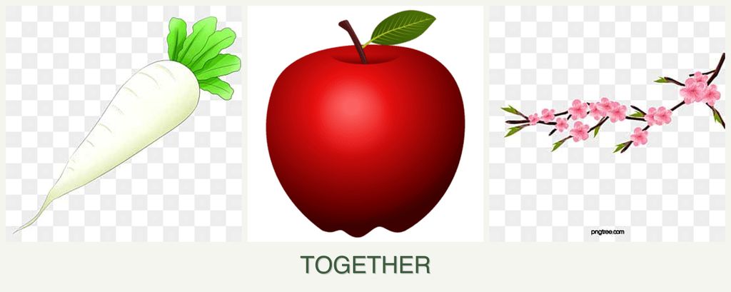 Can you plant radishes, apples and peaches together?