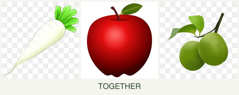 Can you plant radishes, apples and plums together?