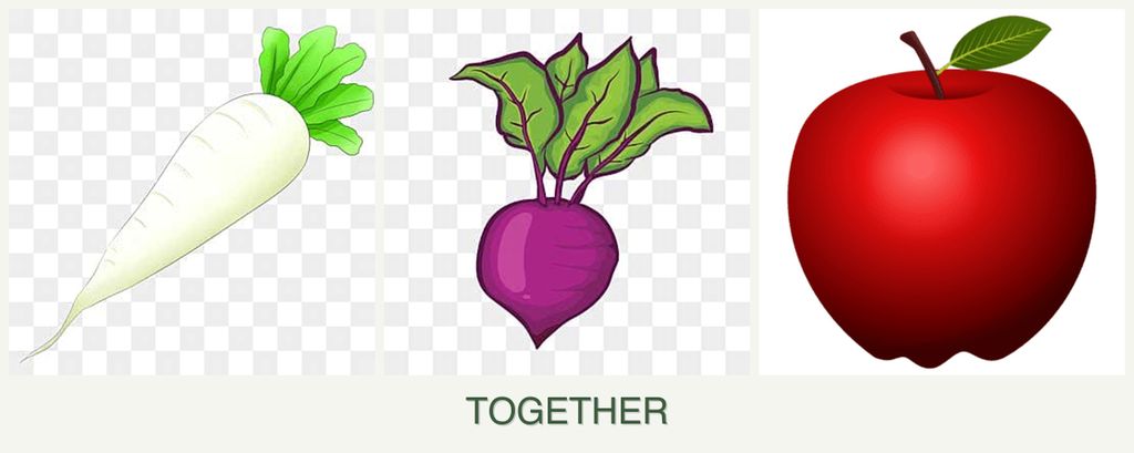 Can you plant radishes, beets and apples together?